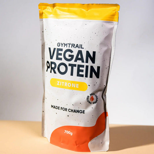 Veganes Eiweiss 700g - Zitrone - Gymtrail - Veganes Protein Made for Change