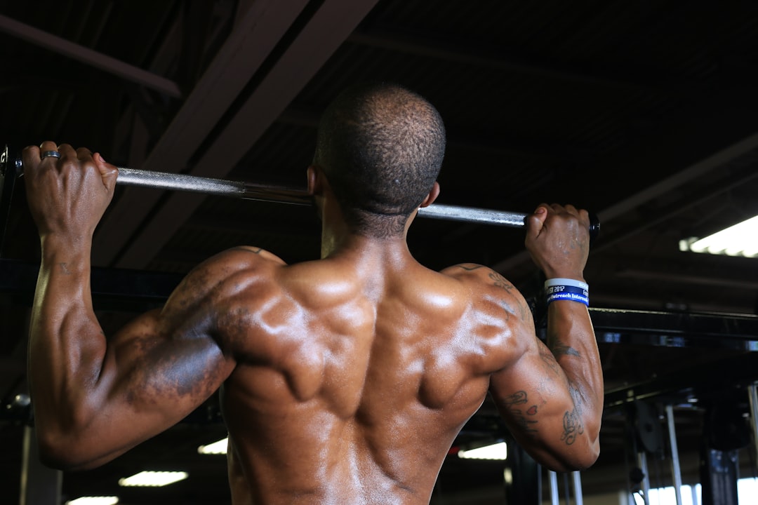 Photo muskelaufbau krafttraining bodybuilding