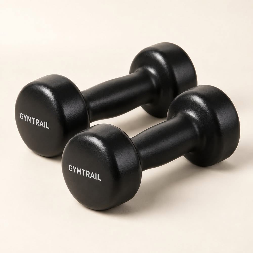 GYMTRAIL Vinyl-Kurzhanteln – Produktvisualisierung aus dem Prospekt