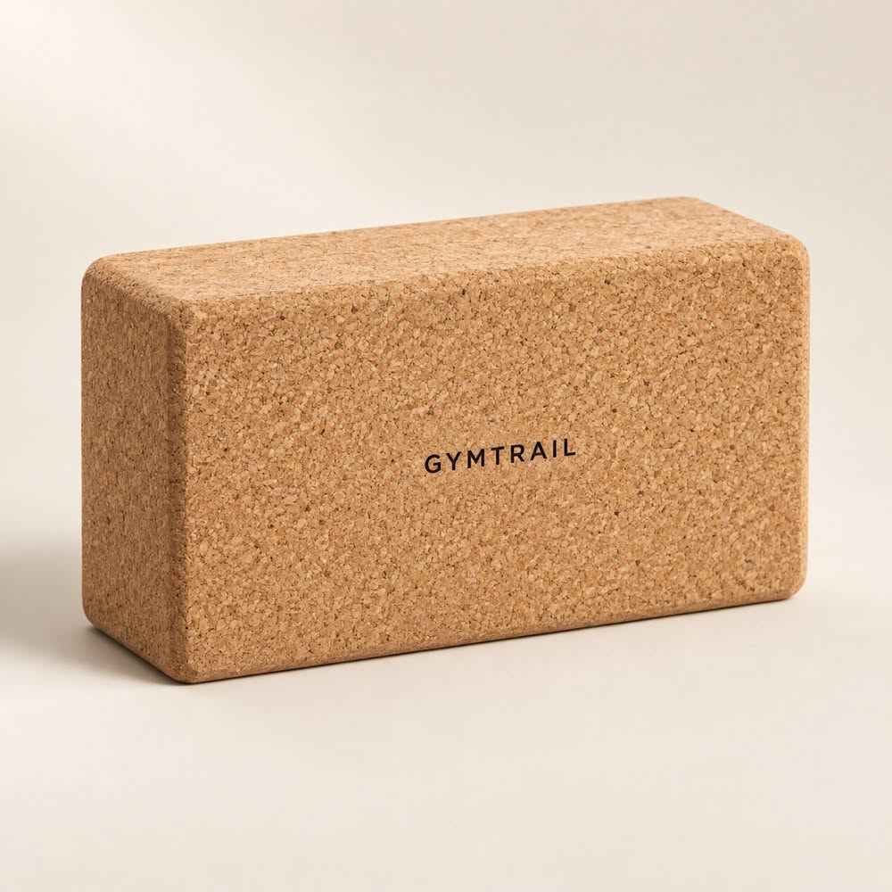 GYMTRAIL Kork-Yogablock – Produktvisualisierung aus dem Prospekt