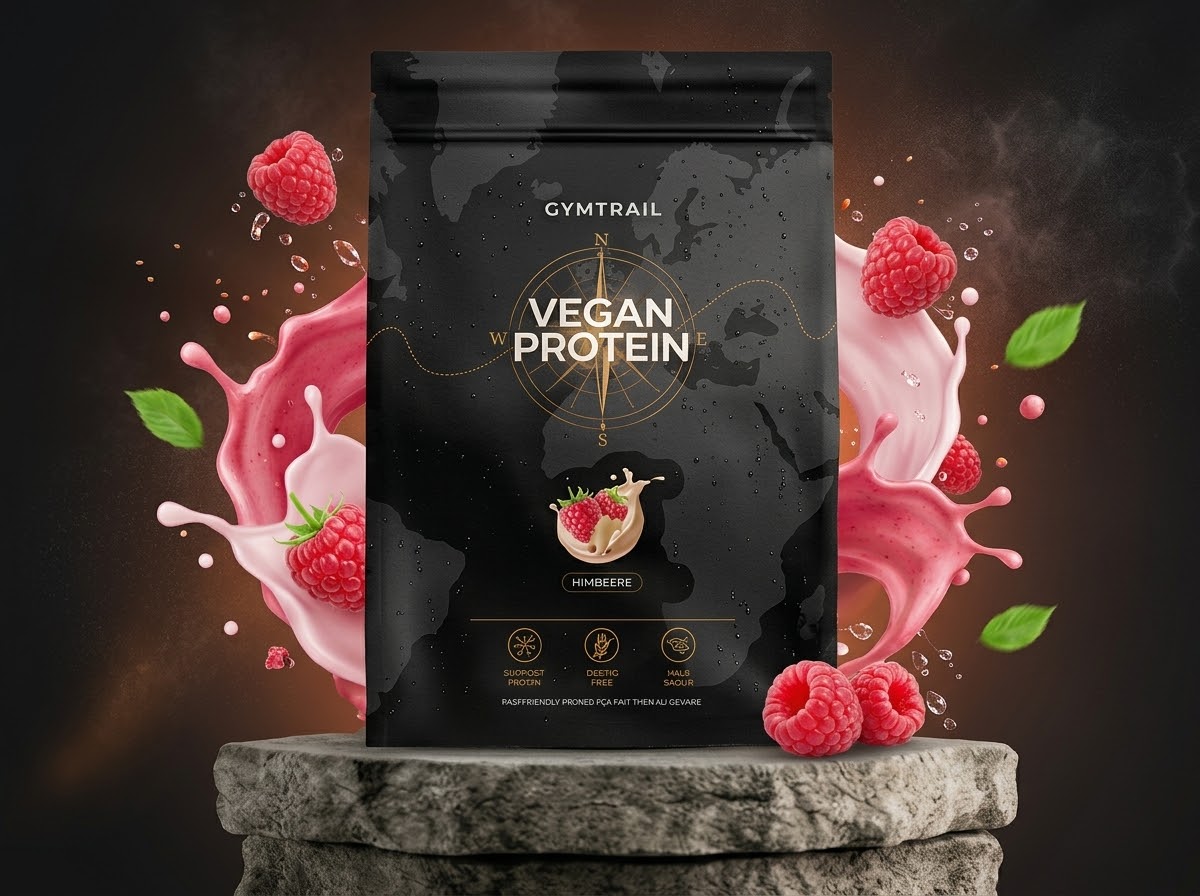 GYMTRAIL Vegan Protein Himbeere