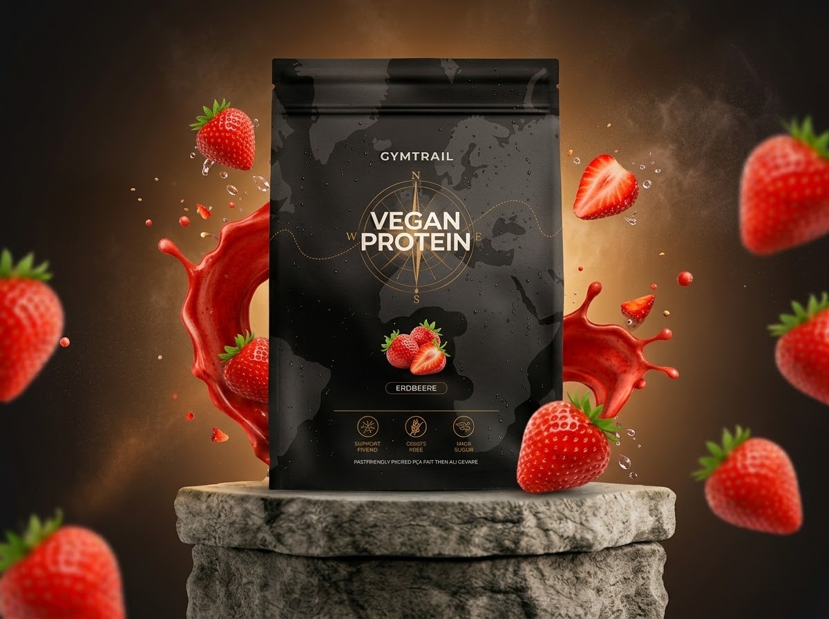GYMTRAIL Vegan Protein Erdbeere