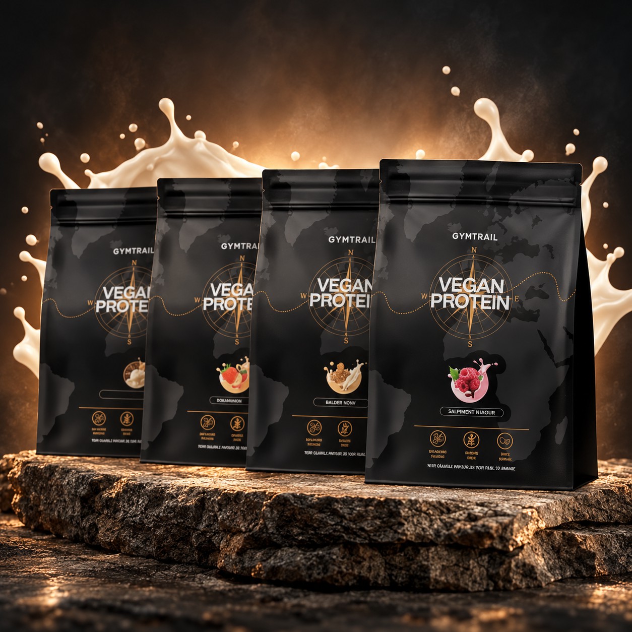 GYMTRAIL 4er Mix Vorteilspack – Produktvisualisierung
